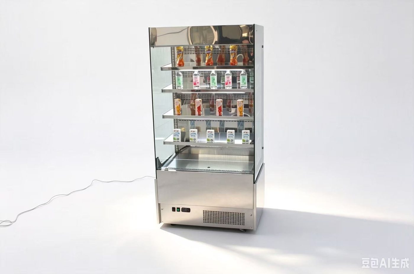 Air Curtain Showcase RY-AC Series — PEZO Air Curtain & 4-Side Glass Showcases cake display cabinet