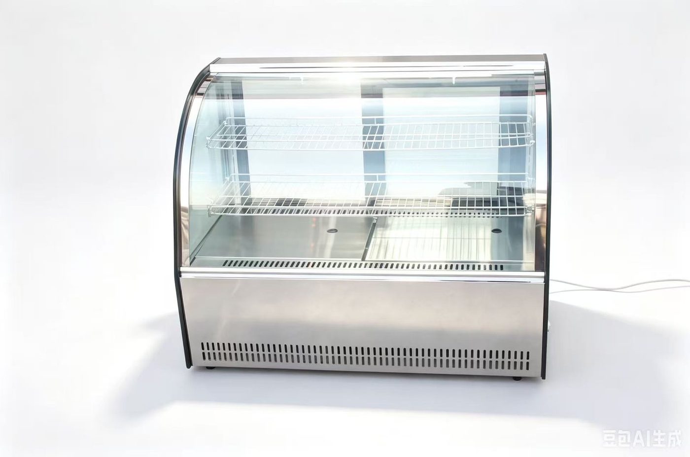 Curved Countertop Refrigerated Display Cabinet — PEZO Countertop & Curved Cabinets cake display cabinet